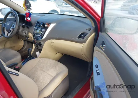 2013 Hyundai Accent Gls из США, поврежденный, VIN KMHCU4AE1DU310641